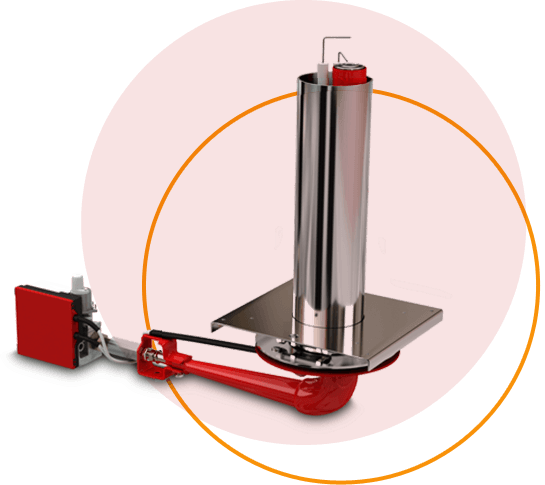 Vamparossa burner unit